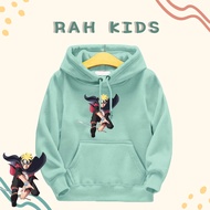jaket anak laki laki perempuan anime Boruto umur 1 sampai 14 tahun/ suiter anak anak sweater hoodie