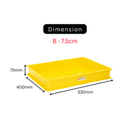 Twins Dolphin (A: 10 cm B: 7.5cm C: 6cm Cover D: small 9cm E: Small 12cm) Plastic Cake Tray / Bread 