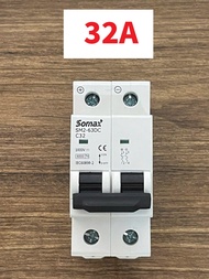 Cắt sét lan truyền DC 2P 1000V Somax - Chống sét DC  Aptomat CB DC 2P 63A