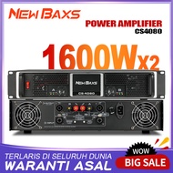 NewBaxs CS4080 เครื่องขยายเสียง สองช่อง 8 โอห์ม 1600W การแสดงบนเวทีระดับมืออาชีพ KTV เครื่องขยายเสีย