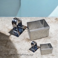 1 set of Taiwanese nastar cake molds, 3x3 squares, 2cm, 25g squareRing + stainless Steel press