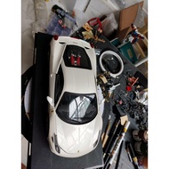 Hot Wheels Fine 458italia Alaso White Ferrari Car Model 1/18 Jingshang Otto Mini Cut BMW Mercedes-Be