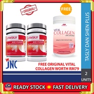 Tasly Danshen Plus 2 Bottles New Stock (Expiry 2025) + Vital Collagen 5000mg Hydrolise Deep Sea Mari