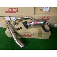 AHM EXHAUST PIPE M3 CUTTING OPEN FULL SYSTEM SPR SZR 32MM 35MM LC 135 4S 5S Y15 Y16 ZR RS 150 RAIDER