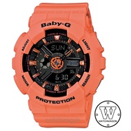 Casio Baby-G BA-111-4A2 Analog Digital Peach Resin Band Ladies watch  ba111  ba-110  ba-111  ba-112