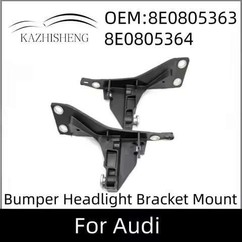 8E0805363 8E0805364 Front Left/Right/1 Pair Bumper Headlight Bracket Mount for Audi A4 S4 B7 Seat Ex