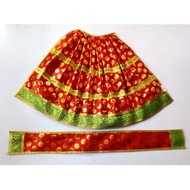 AMMAN PAVADAI (SKIRT) SET READY MADE - SIZE 12 - 35CM
