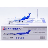 LH2512 Alloy Collectible Plane Gift JC Wings 1:200 Bombardier CRJ-1000 [House Color[ Diecast Aircraf
