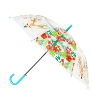 雙龍可愛動物透明傘 大傘面防風環保傘(麋鹿)