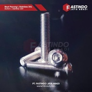 Button L / Baut Payung L Stainless 304 M6x35 "THE"