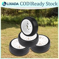 LIXADA RC Cars Tyres RC Tires Stable Flexible 4Pcs/set Vivid Details Good Grip for 1/10 RC Racing On
