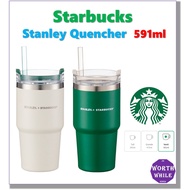 Starbucks /Starbucks x Stanley /Starbucks Stanley Quencher Tumbler+Free Straw Cleaning Brush  /Starbucks Stanley 591ml from Starbucks Korea
