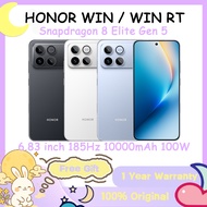 Honor Win Snapdragon 8 Elite Gen 5 10000mAh 80W 185Hz 6.83“ Honor Win RT Snapdragon 8 Elite 6.83“ 18