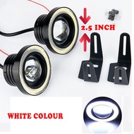 Broz LED 2.5" / 6.4 CM Fog Angel Eyes / Fog Light / Fog Lamp R500 ( White LED )
