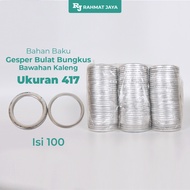 Rahmat Jaya Round Wrap Buckle Size 417 Diameter 5 cm Custom Fabric Belt Head