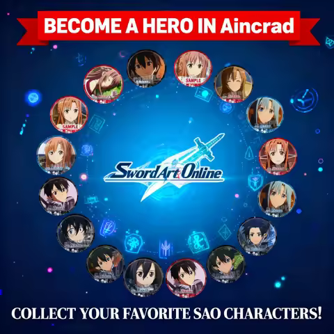 Anime Sword Art Online Badge Kirito Asuna Yuki Asuna Anime Merchandise Pin Brooch Q Version Cute Col