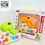 [QUALITY] Dinosaur Piano for children who love music, 7-key mini Piano with music lights, brain deve