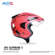 JPX Supreme Solid Pink Magenta Helmet | JPX Motorcycle Helmet