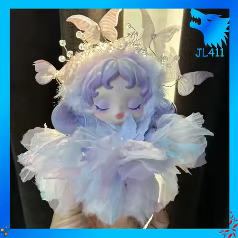 For/Cloth Skullpanda Light Weaving Garden Exquisite Fairy Skirt Butterfly Flower Hair Ring Set Repla