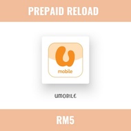 RM5 U mobile prepaid reload / top up Umobile