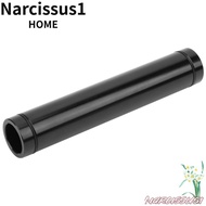 NARCISSUS Front Fork Barrel Shaft, Aluminium Alloy Lightweight Thru Axle Hub Adapter, D Black 20mm T