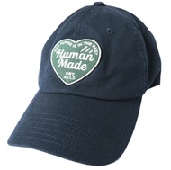 HUMAN MADE 26SS 六片斜紋布棒球帽 HM31GD018 免費海軍藍愛心棒球帽 [二手] [HUMAN MADE]