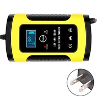 Universal 6A 12V Intelligent Smart Motorcycle Car Battery Pulse Chargers Repair Type Storage Charger
