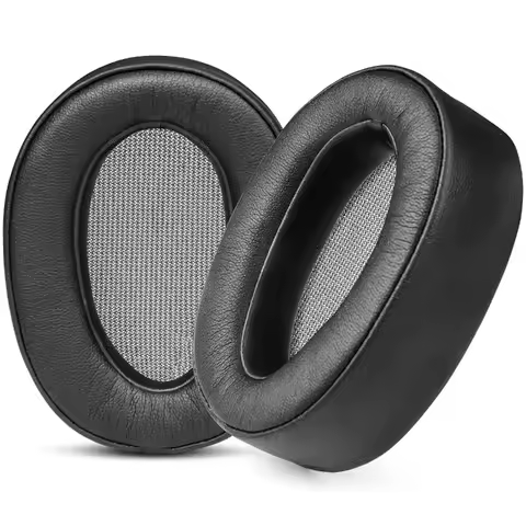 Faux Leather Replacement Earpads Ear Pad for Sony MDR 100ABN MDR-100ABN WH H900N WH-H900N Headphone 