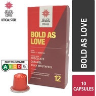 Jewel Coffee Bold As Love Specialty Coffee Capsules (Box Of 10 Capsules) (Halal Certified)