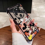 Honor X9d X9c Smart X9a X9b X9 5G Cartoon Mickey Mouse Phone Case Silicone Cover Air Cushion Shockpr