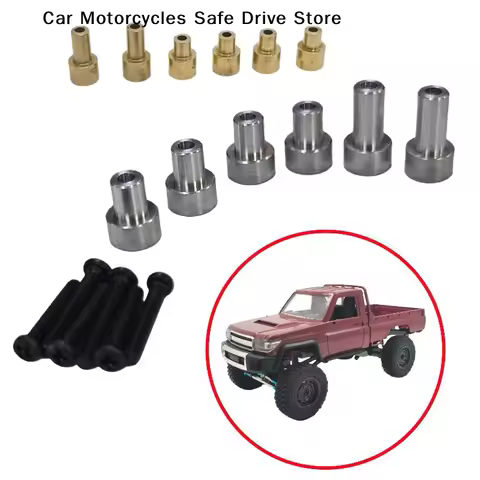 【CM】1 Set For 1/12 Modified Big Wheel Special Upgrade Parts MN82 MN82Pro MN82S Metal Car Shell Raise