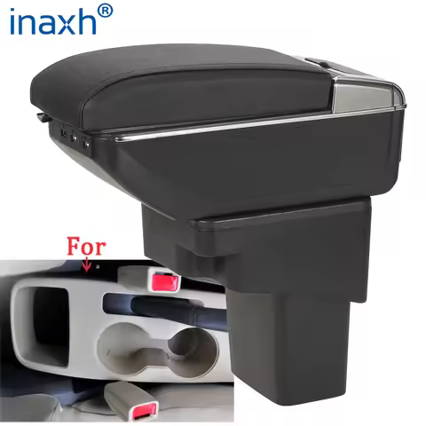 For Hyundai SOLARIS Armrest Box For Hyundai Accent Solaris 2013 2014 2015 2016 Storage Box Car Acces