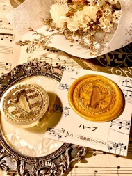 火漆印章 印頭 豎琴 音樂 樂器 樂譜