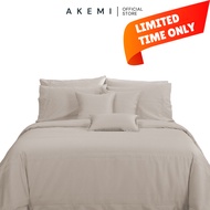AKEMI Cotton Select Affinity Fitted Sheet Set | 100% Cotton - Leeann 1200TC (Super Single/Queen/King
