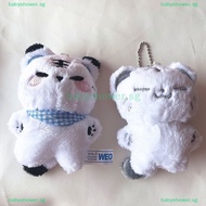 Babyshower Kpop Seventeen Hoshi Plush Doll Towel Keychain Bag Charm Milk Candy Tiger Doll Tiger Barn Shun Wave Doll Toy SG