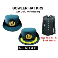 KRS Bowler Hat / Topi Guru Wanita KRS (Untuk Baju No. 2 KRS / Bush Jacket KRS)