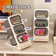 [in stock] Slanted Pen Holder Large Capacity Marker Pen Storage Box Student Desktop Acrylic Children