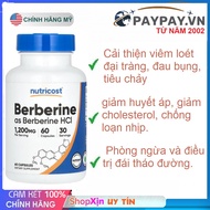Viên Uống Nutricost Berberine 1200mg của Mỹ Tăng Cường Sức Khỏe Tim Mạch Cholesterol Đường Huyết và