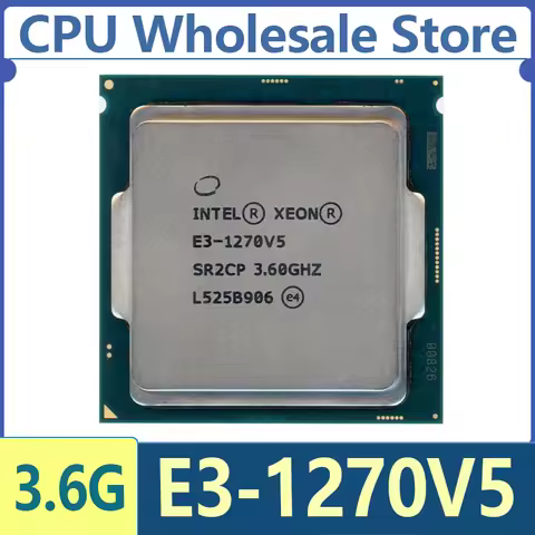 Intel Xeon E3-1270V5 E3 1270V5 E3 1270 V5 3.6 GHz Quad-Core Eight-Thread CPU Processor 80W LGA 1151