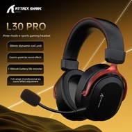 ATTACK SHARK L30 PRO Tri-Mode Wireless Gaming Headset 2.4G/Bluetooth Over-Ear Headphones with Detach