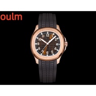 Men's automatic mechanical, 904L steel, 40mm, rubber bracelet, calendar,