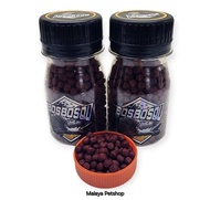 Pellet Red Booster saiz 3mm 15 gram by BosQu (Sesuai untuk channa varian red & yellow (ys, maru red)