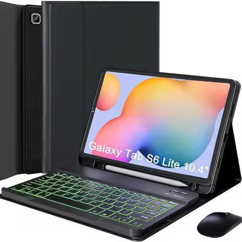 For Samsung Galaxy Tab S6 Lite 10.4 inch P610 P615 P620 With Backlit Keyboard Detachable Keyboard Ca