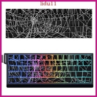 LID 64 74Key Translucents Keycaps Spiders  Side Print Backlit Shine Through Keycaps for 60 61 63 64 