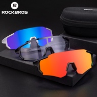 ROCKBROS Cycling Glasses Bike Polarized Glasses Mountain Bike Eyeglasses MTB Road Bike Photochromic Goggle Outdoor Sports Fishing Shades Cycling Equipment