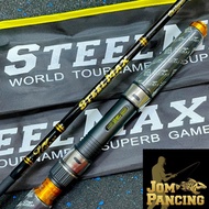【Jom Pancing】LEMAX STEEL MAX SOLID JIGGING BOTTOM SPINNING BIG GAME HEAVY DUTY ROD,STEELMAX Joran Ma