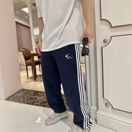 7DLX Bal''''g In Stock New Embroidered Trim Casual Long Pants OS Loose Design Same Style for Men and
