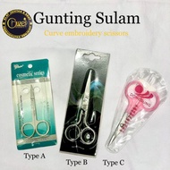 GUNTING SULAM / CURVE EMBROIDERY SCISSORS