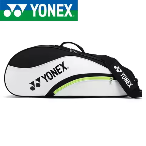YONEX Professional Yonex Racket Bag Holds Up To 4 Badminton Rackets Sports Handbag With Shoe Compart