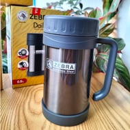 Zebra stainless steel thermos mug with Zebra handle 112901 0.5L